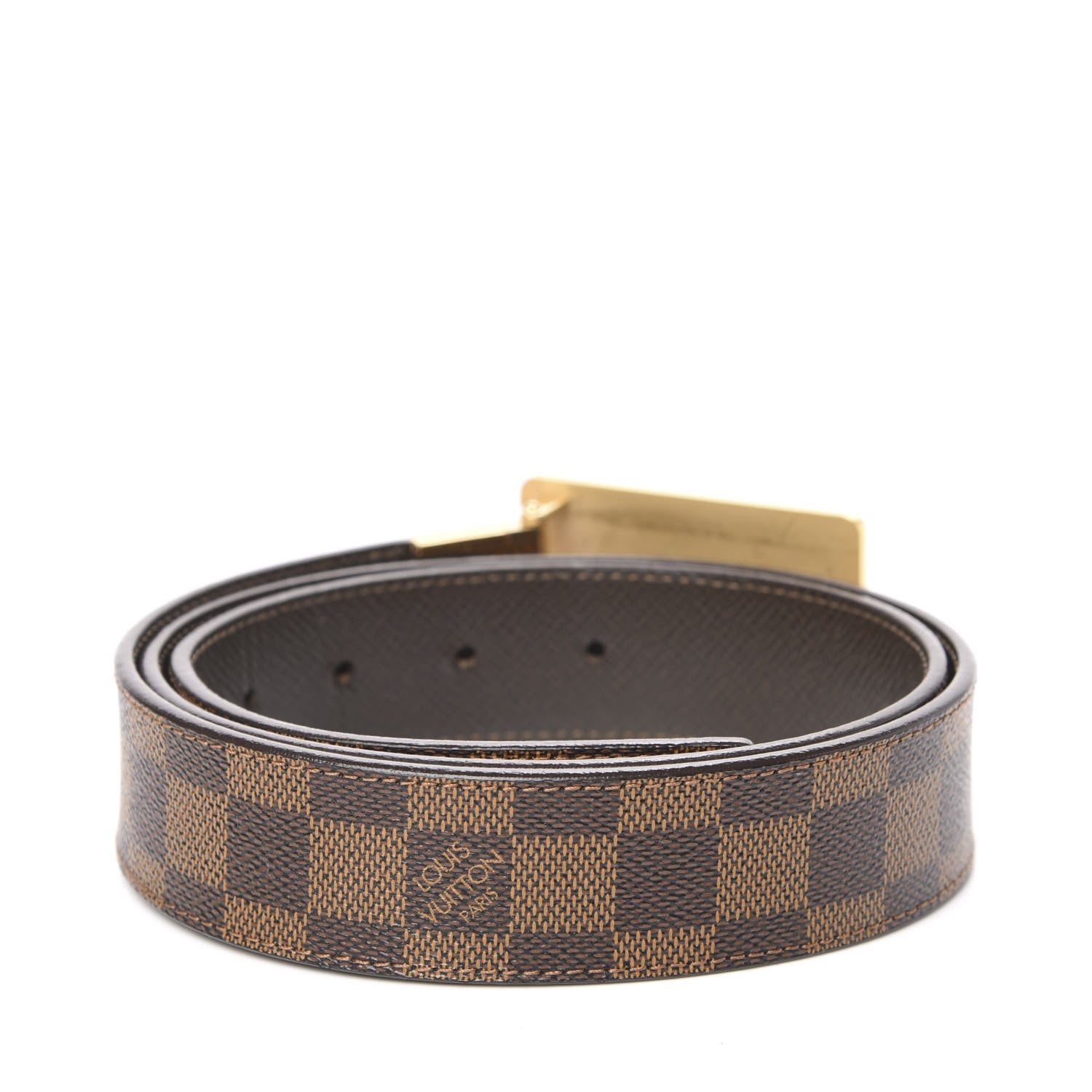 Louis Vuitton Damier Ebene 35mm Inventeur Reversible Belt 95 38 2 of 6