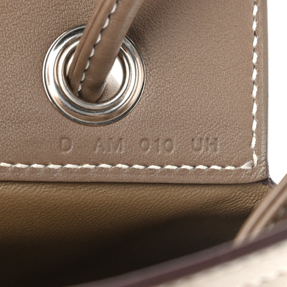 Hermes Milo Lambskin Swift Mini Aline Etoupe 7 of 13