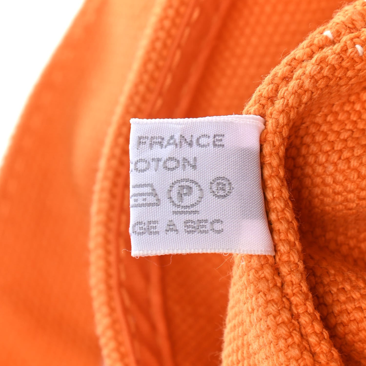 Hermes Toile Paris Saint Malo Hermarin GM Sea Bag Laterite 8 of 10