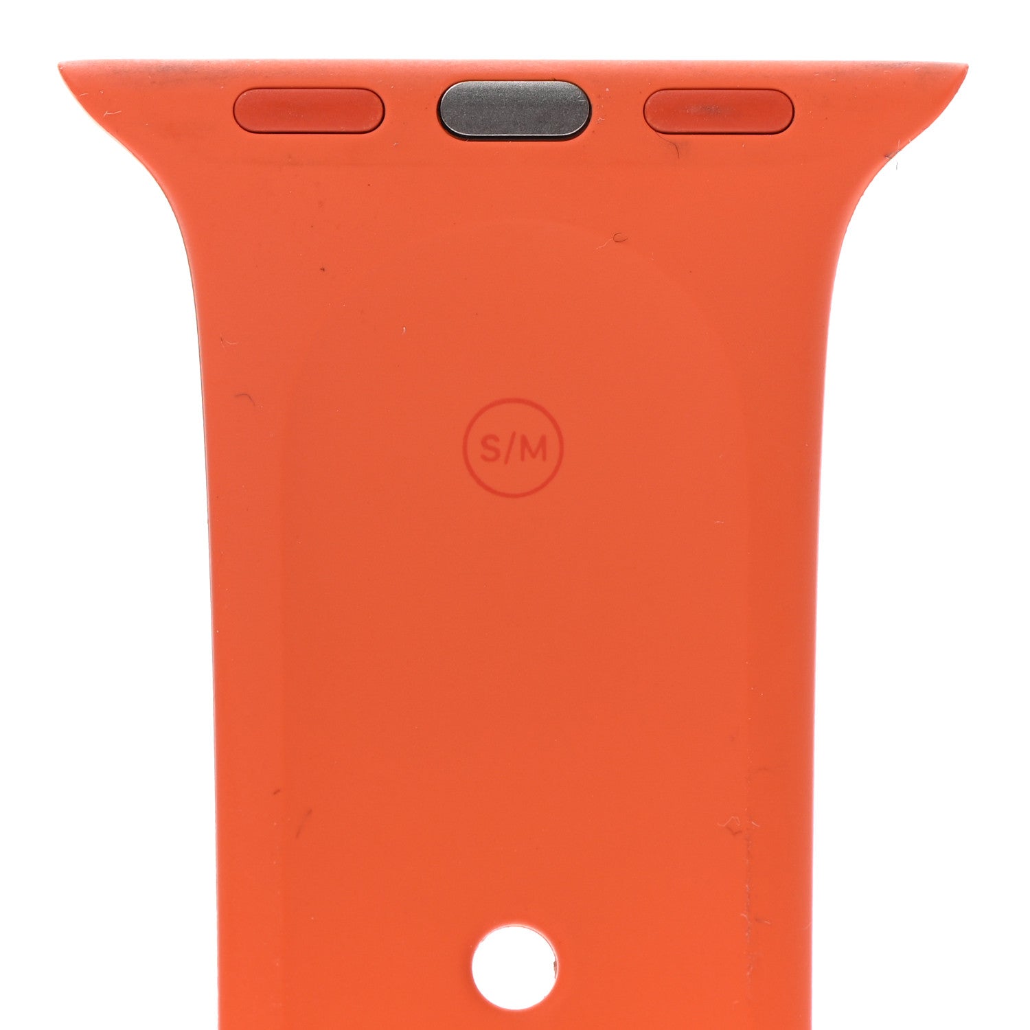 Hermes Silicone 38mm Apple Sports Watch Single Tour Band Orange 3 of 4