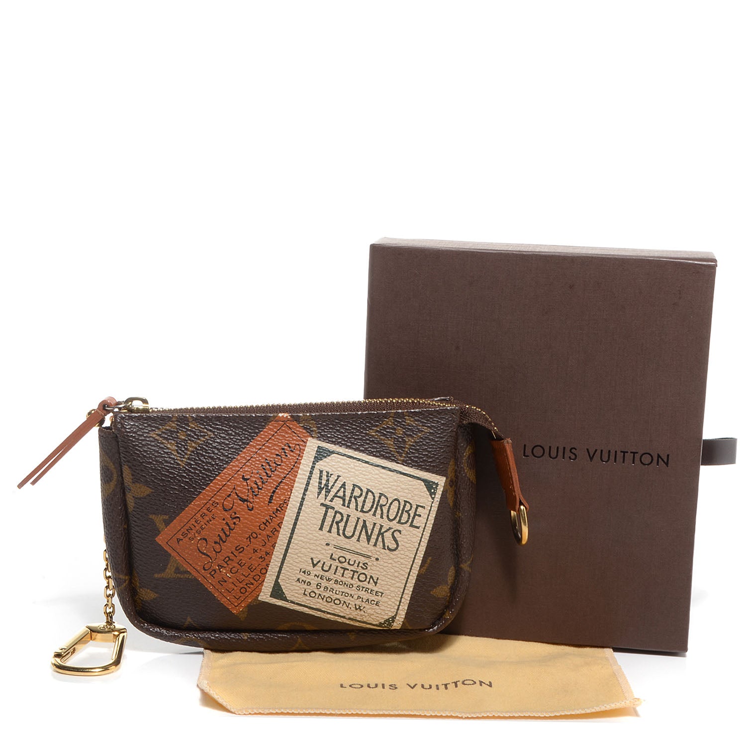Louis Vuitton Monogram Stamp Mini Pochette Accessories 4 of 8