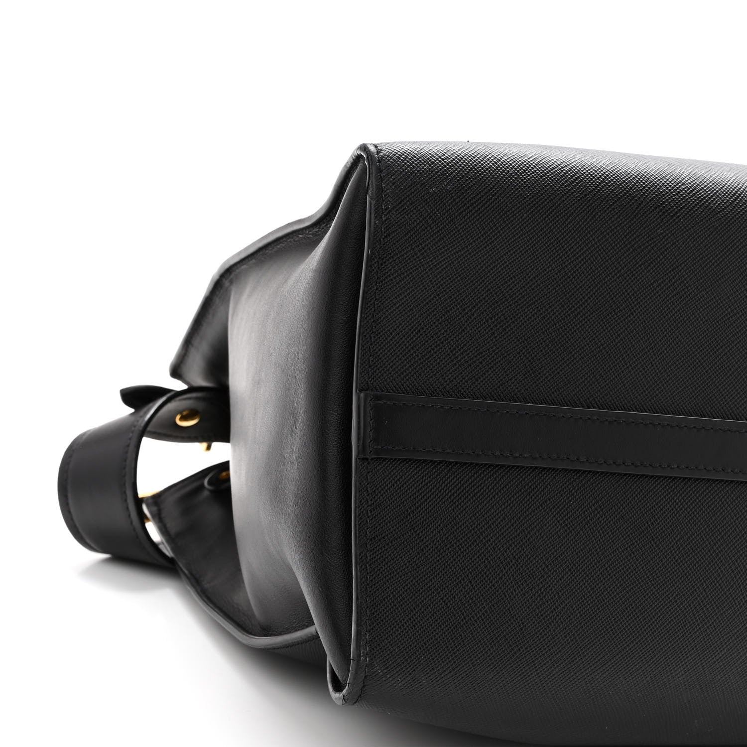 Prada Saffiano City Calfskin Small Paradigme Bag Black 9 of 12