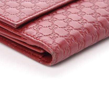 Gucci Microguccissima Continental Flap Wallet Red 10 of 20