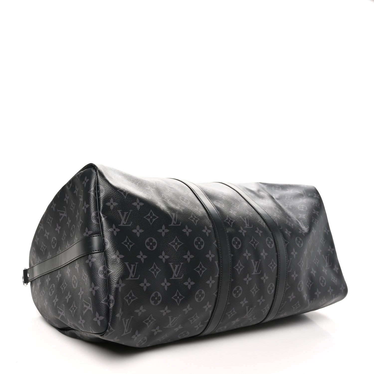 Louis Vuitton Monogram Eclipse Keepall Bandouliere 55 3 of 11