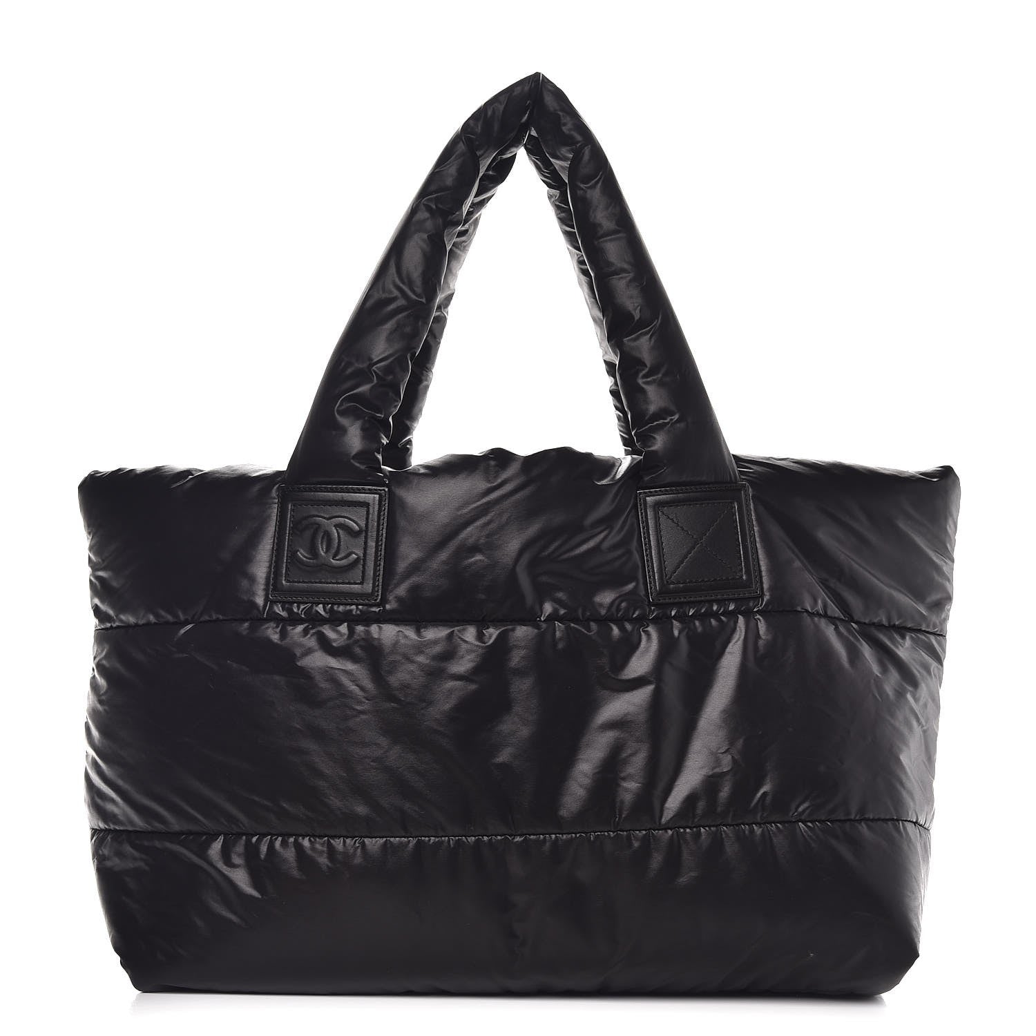 Chanel Nylon Quilted Medium Coco Cocoon Reversible Tote Black 1 of 9
