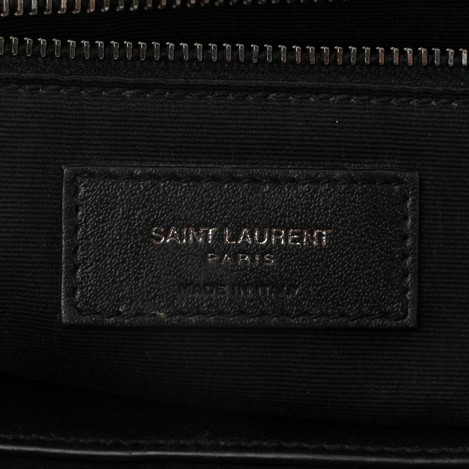 Saint Laurent Crinkled Calfskin Matelasse Monogram Large Niki Chain Satchel Storm 6 of 11