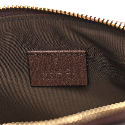 Gucci GG Supreme Monogram Textured Calfskin Web Medium Ophidia Cosmetic Case Beige Ebony New Acero 6 of 9