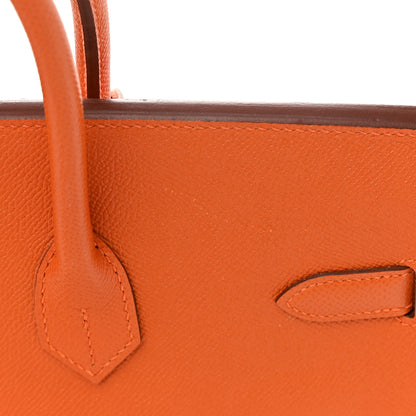 Hermes Epsom Birkin 35 Orange 16 of 16