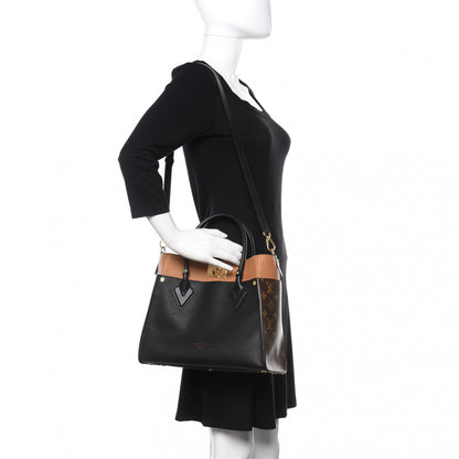 Louis Vuitton Calfskin Monogram On My Side Black 2 of 9