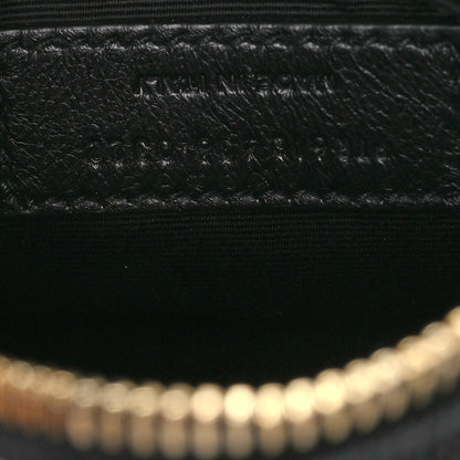 Saint Laurent Grain De Poudre Matelasse Chevron Quilted Round Vinyle Camera Bag Black 7 of 12