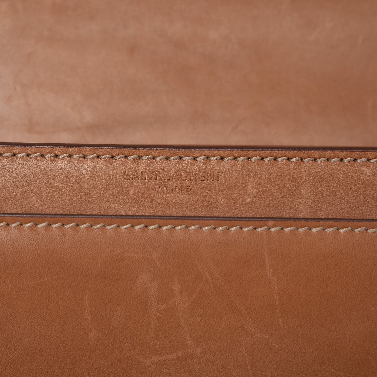 Calfskin Medium Monogram Sunset Tan