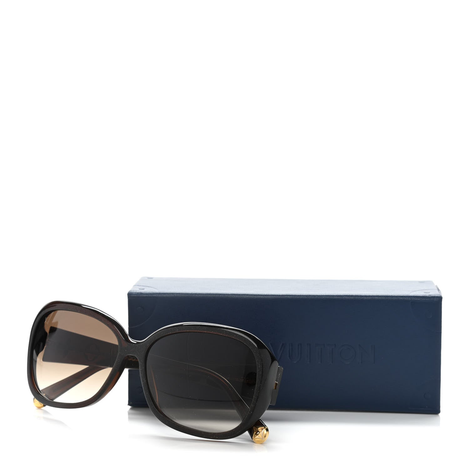Louis Vuitton Acetate Obsession GM Sunglasses Z0459W Brown Glitter 9 of 9