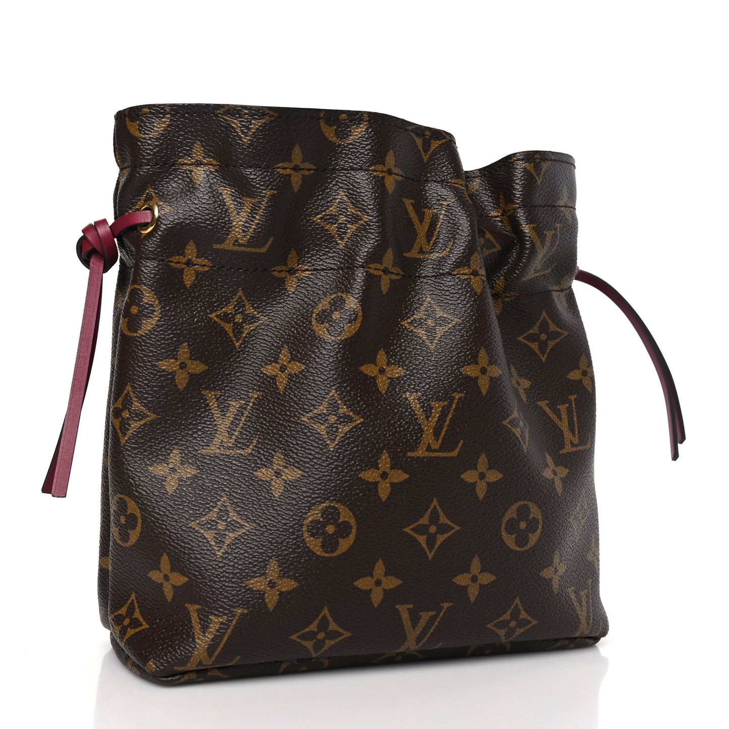 LOUIS VUITTON Monogram Pouch Noe Fuchsia