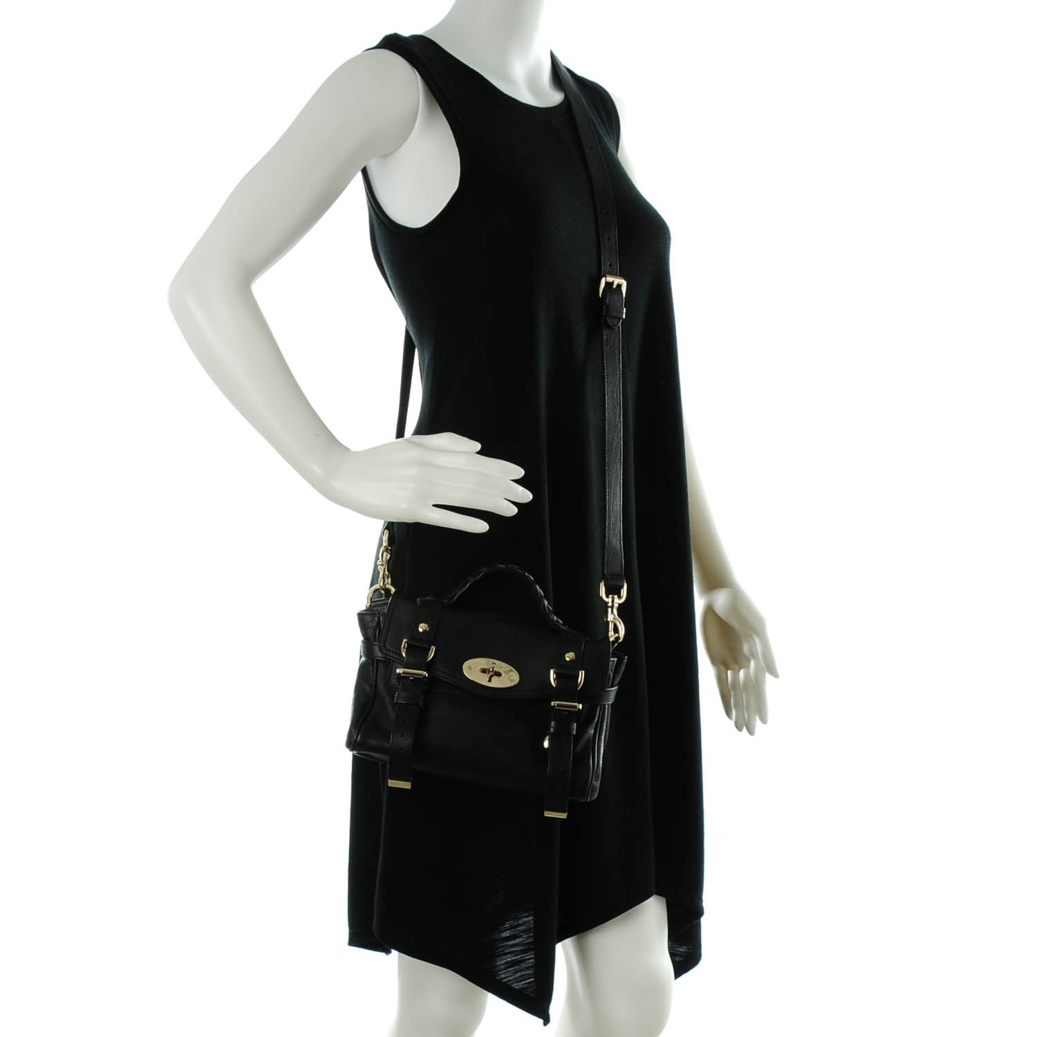 Mulberry Soft Buffalo Mini Alexa Black 2 of 8