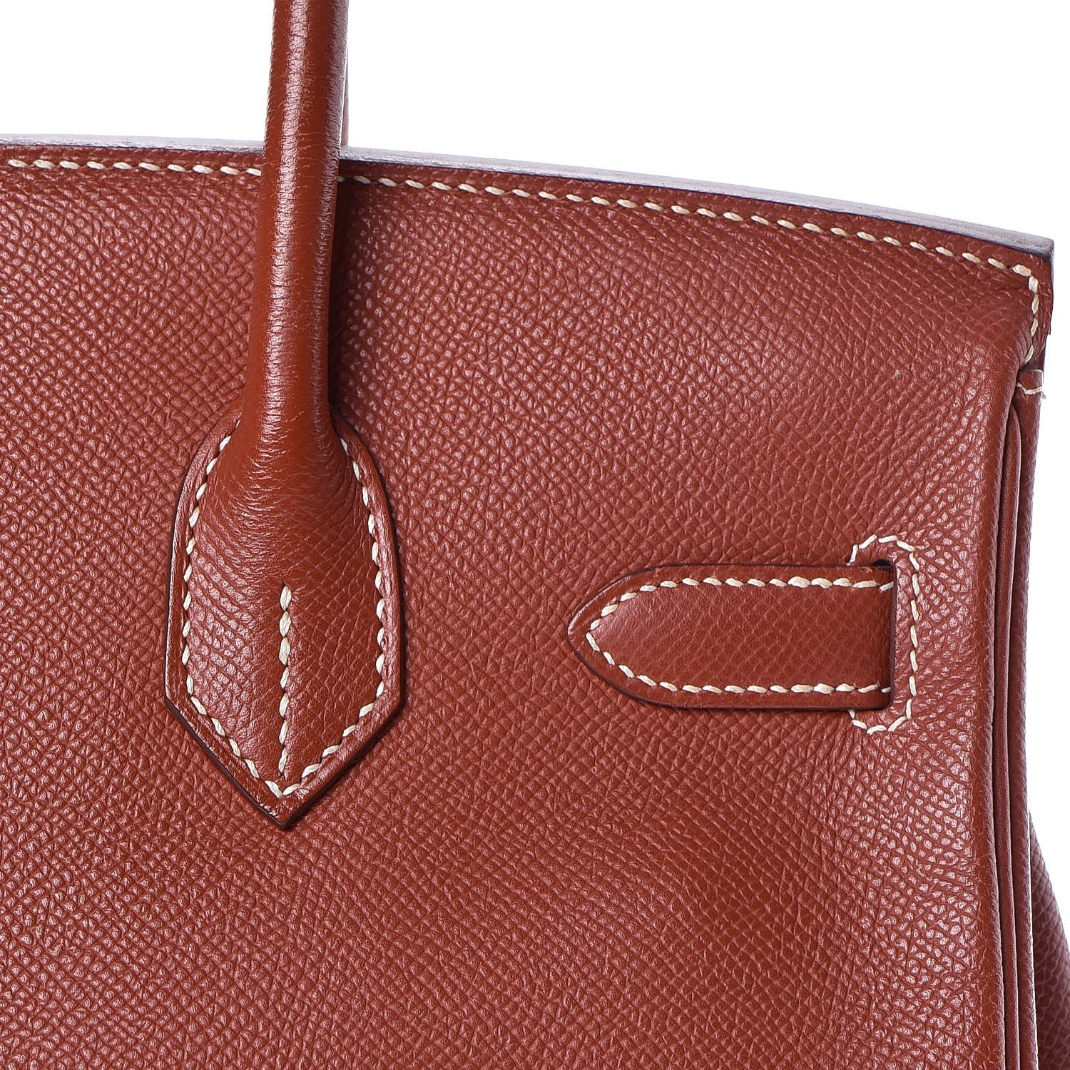 Hermes Epsom Birkin 30 Brique 27 of 38