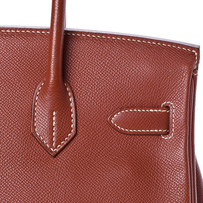 Hermes Epsom Birkin 30 Brique 27 of 38