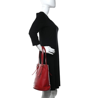 Louis Vuitton Epi Petit Bucket 23 Rouge 2 of 13