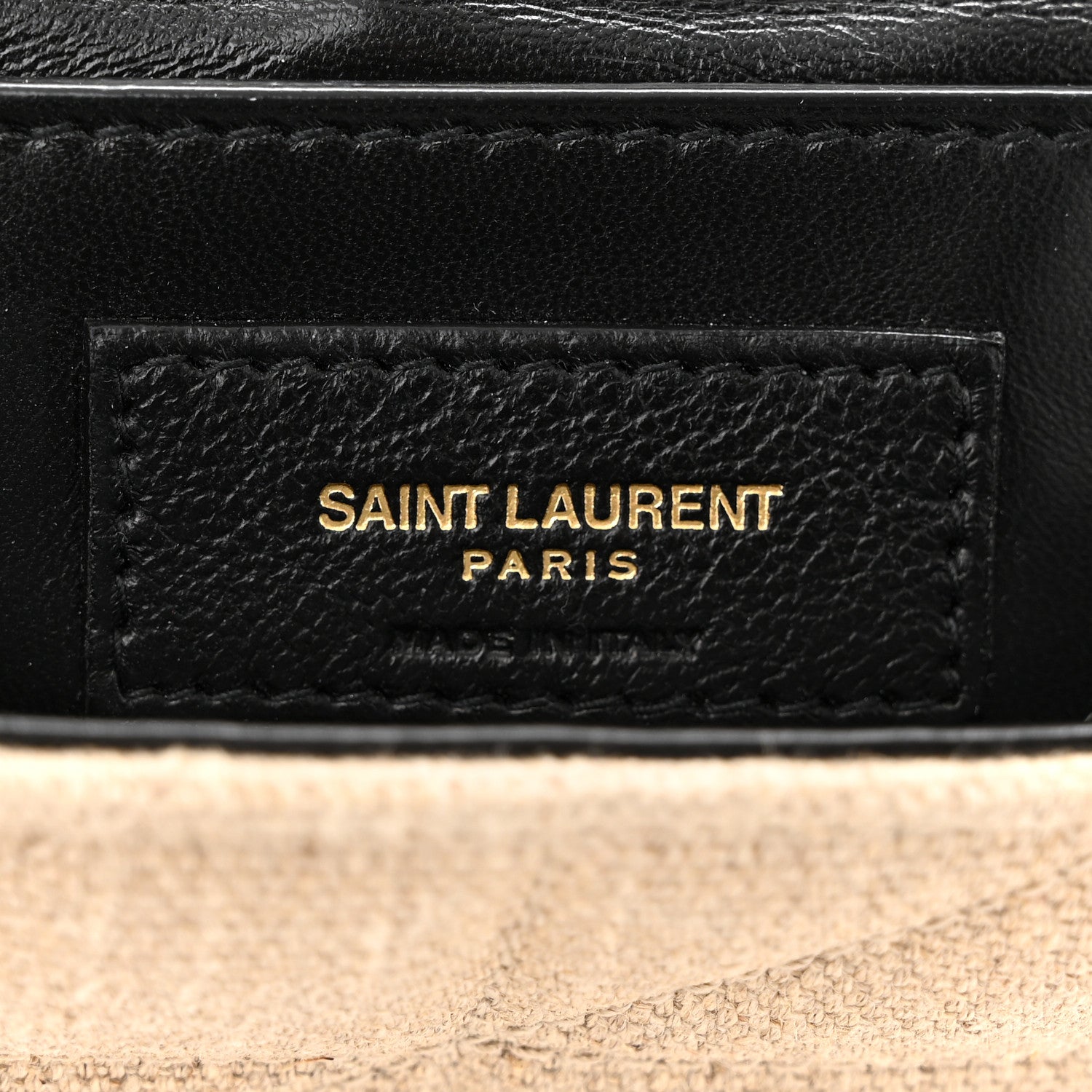Saint Laurent Jersey Wool Patchwork Monogram Medium Jamie Off White 6 of 11