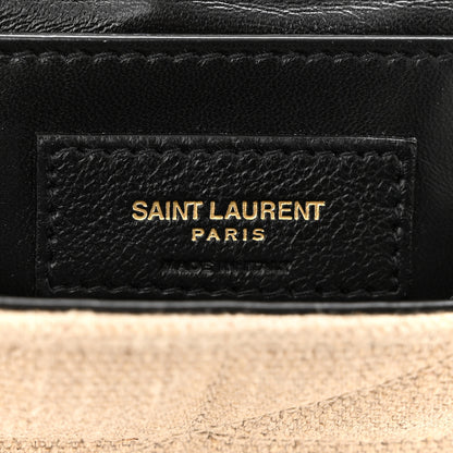 Saint Laurent Jersey Wool Patchwork Monogram Medium Jamie Off White 6 of 11