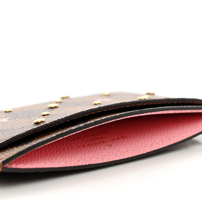 Louis Vuitton Damier Ebene Studded Card Holder 7 of 7