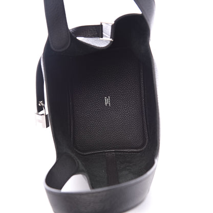 Hermes Taurillon Clemence Picotin Lock 18 PM Black 5 of 10
