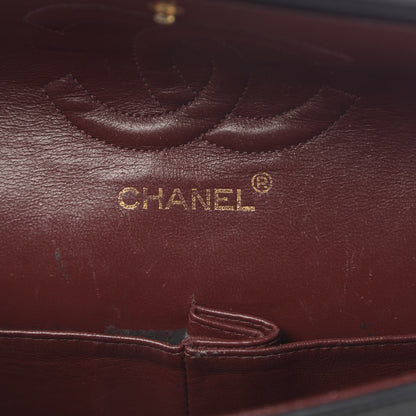 Chanel Lambskin Quilted Medium Double Flap Black 6 of 17