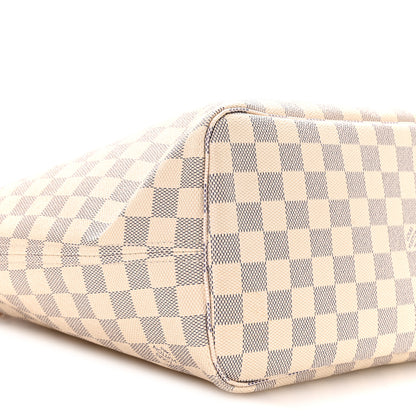 Louis Vuitton Damier Azur Neo Neverfull MM Rose Ballerine 9 of 10