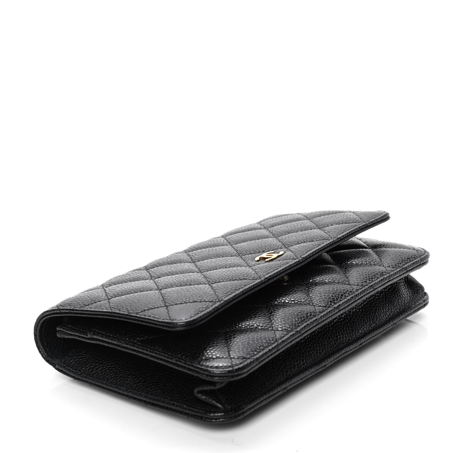Chanel Caviar Quilted Wallet On Chain WOC Black 4 of 5
