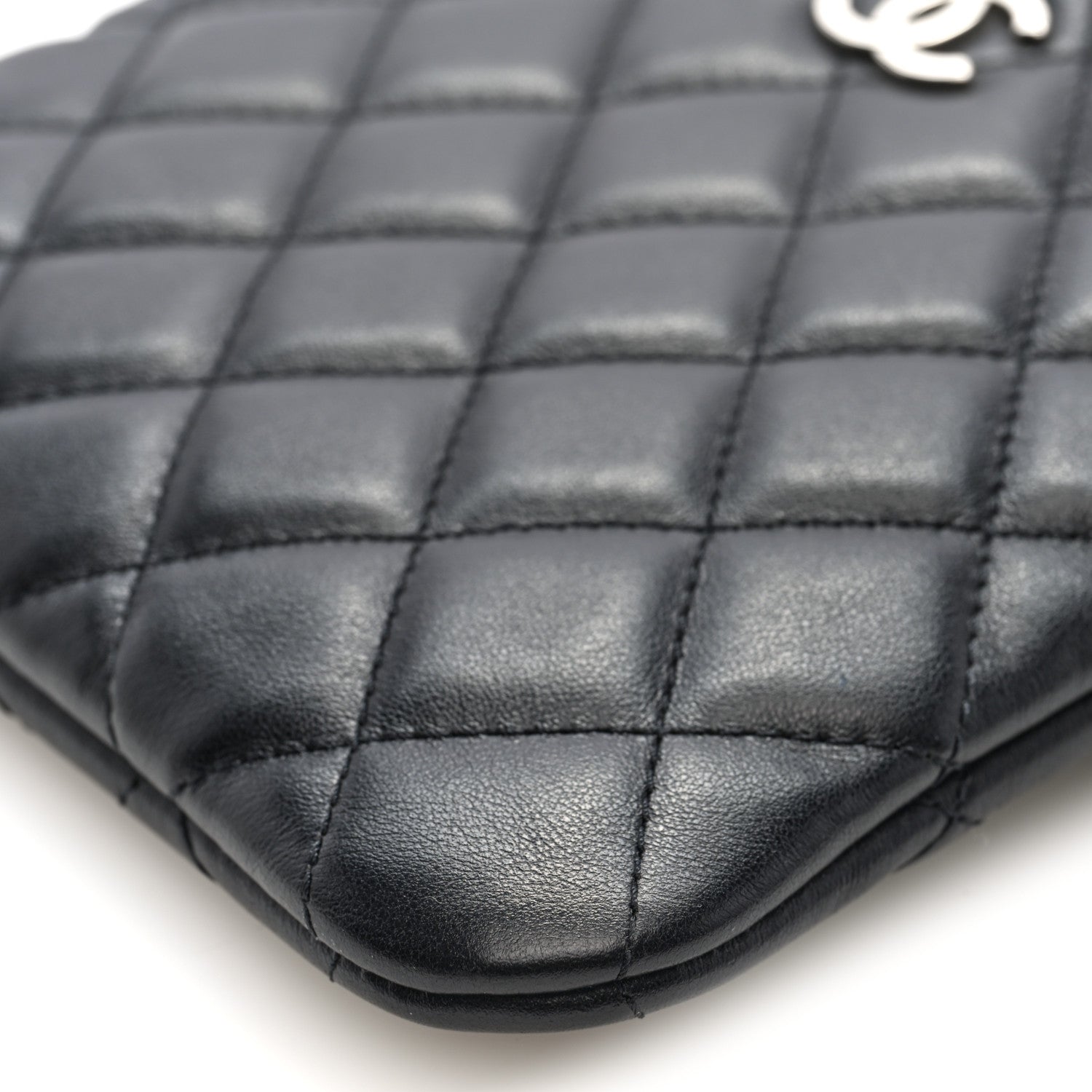 Chanel Lambskin Quilted Crossbody Bag Black 11 of 11