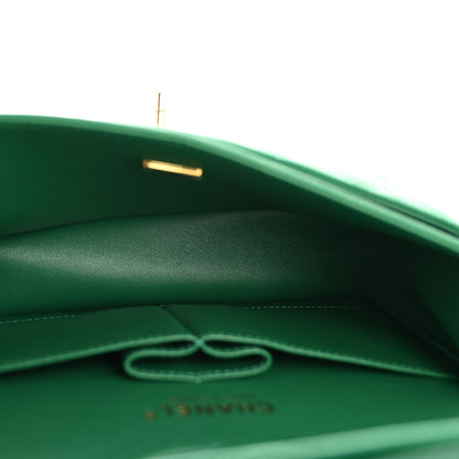 Chanel Caviar Quilted Small Double Flap Green 5 of 12