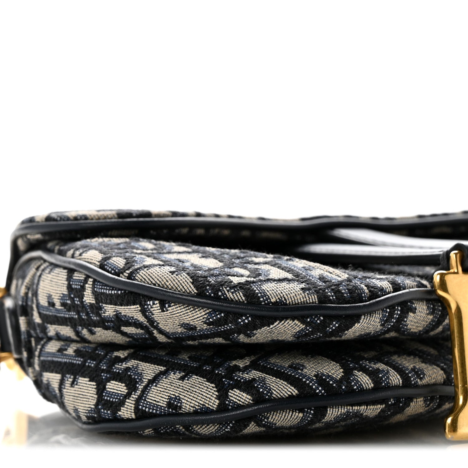 Christian Dior Oblique Mini Saddle Bag Blue 9 of 13