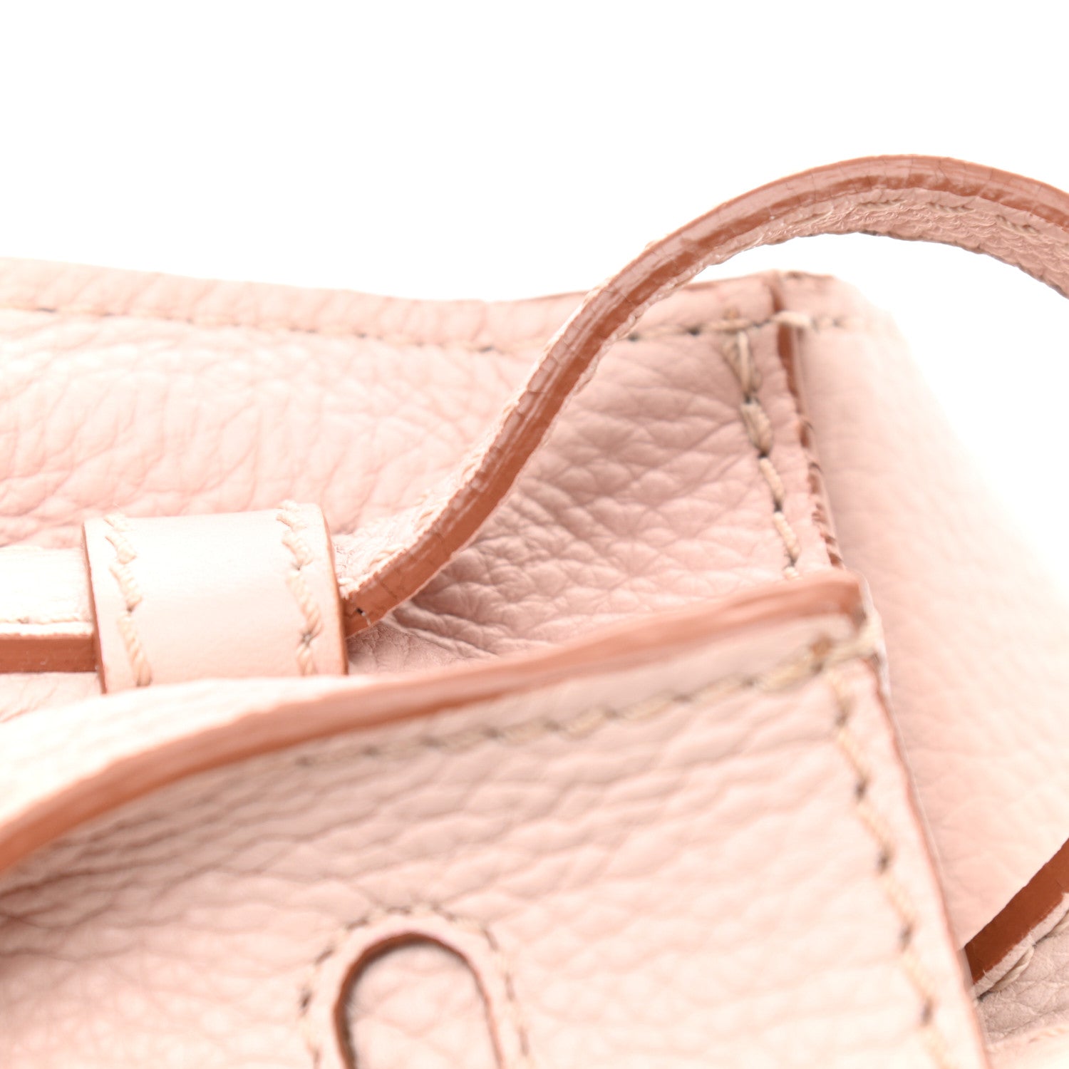 Chloe Calfskin Mini Marcie Round Crossbody Bag Blush Nude 10 of 11