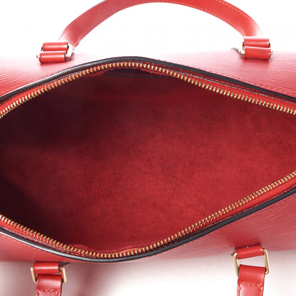 Louis Vuitton Epi Soufflot Castillan Red 4 of 8