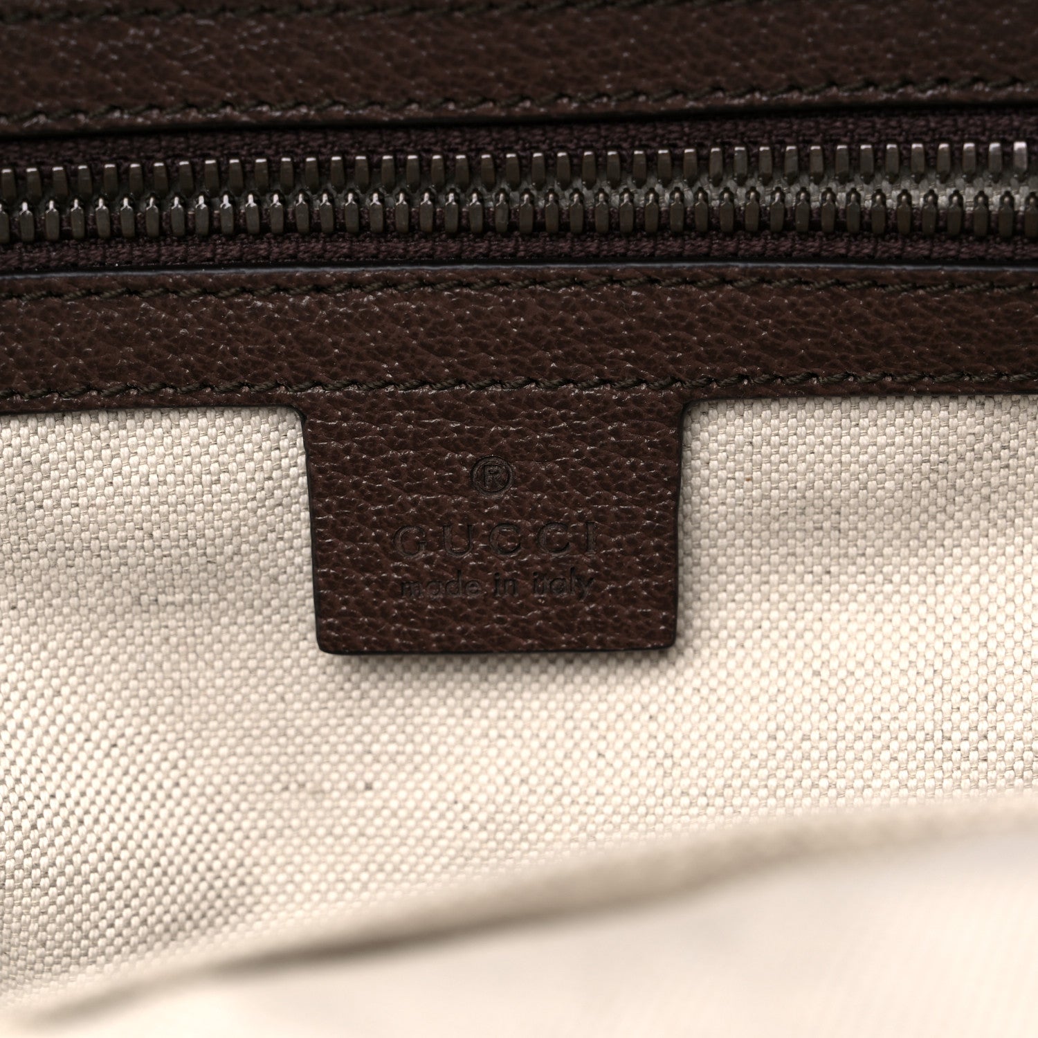Gucci GG Supreme Monogram Calfskin Web Small Ophidia Day Backpack Beige Ebony New Acero 6 of 12