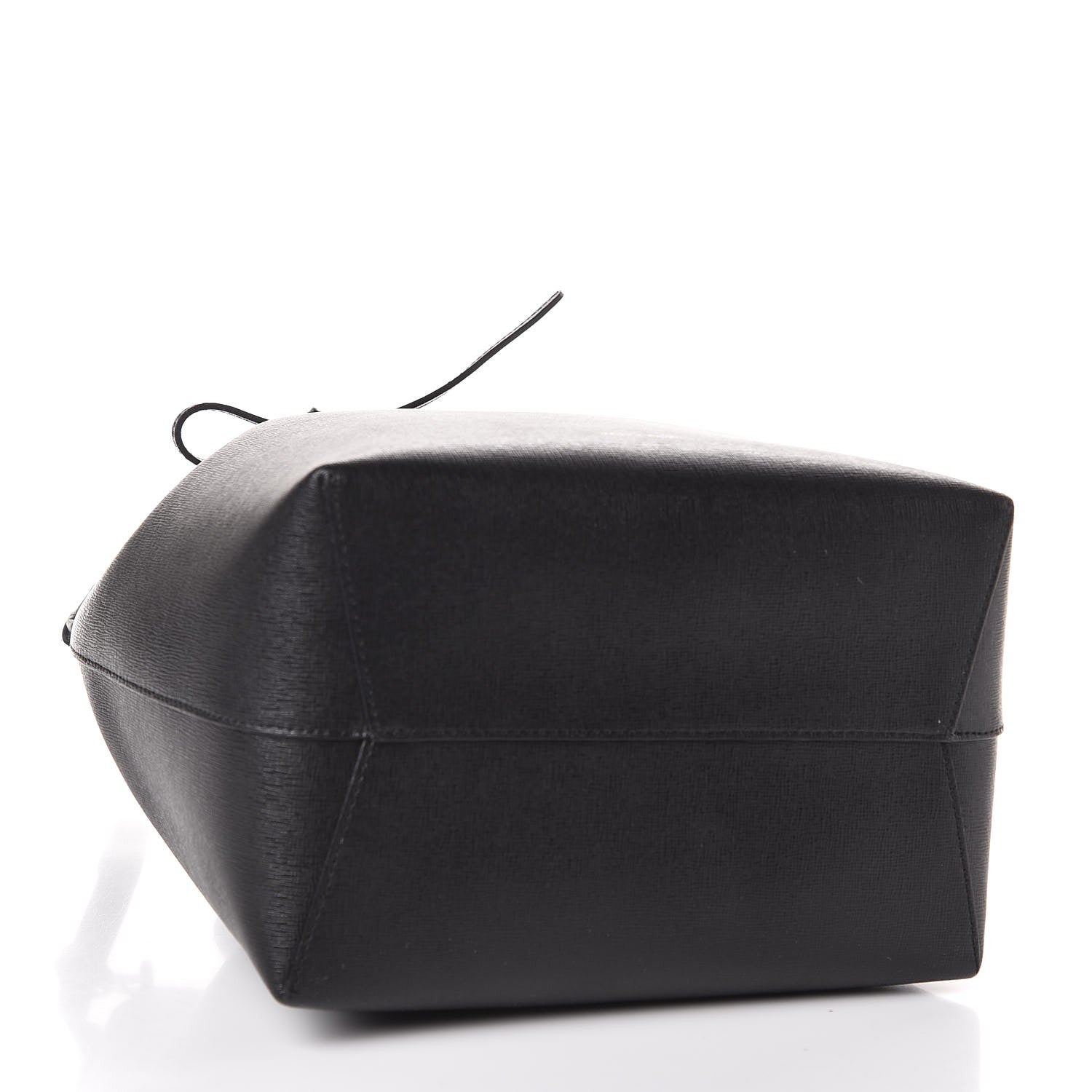 Mansur Gavriel Saffiano Bucket Bag Black Flamma 5 of 7