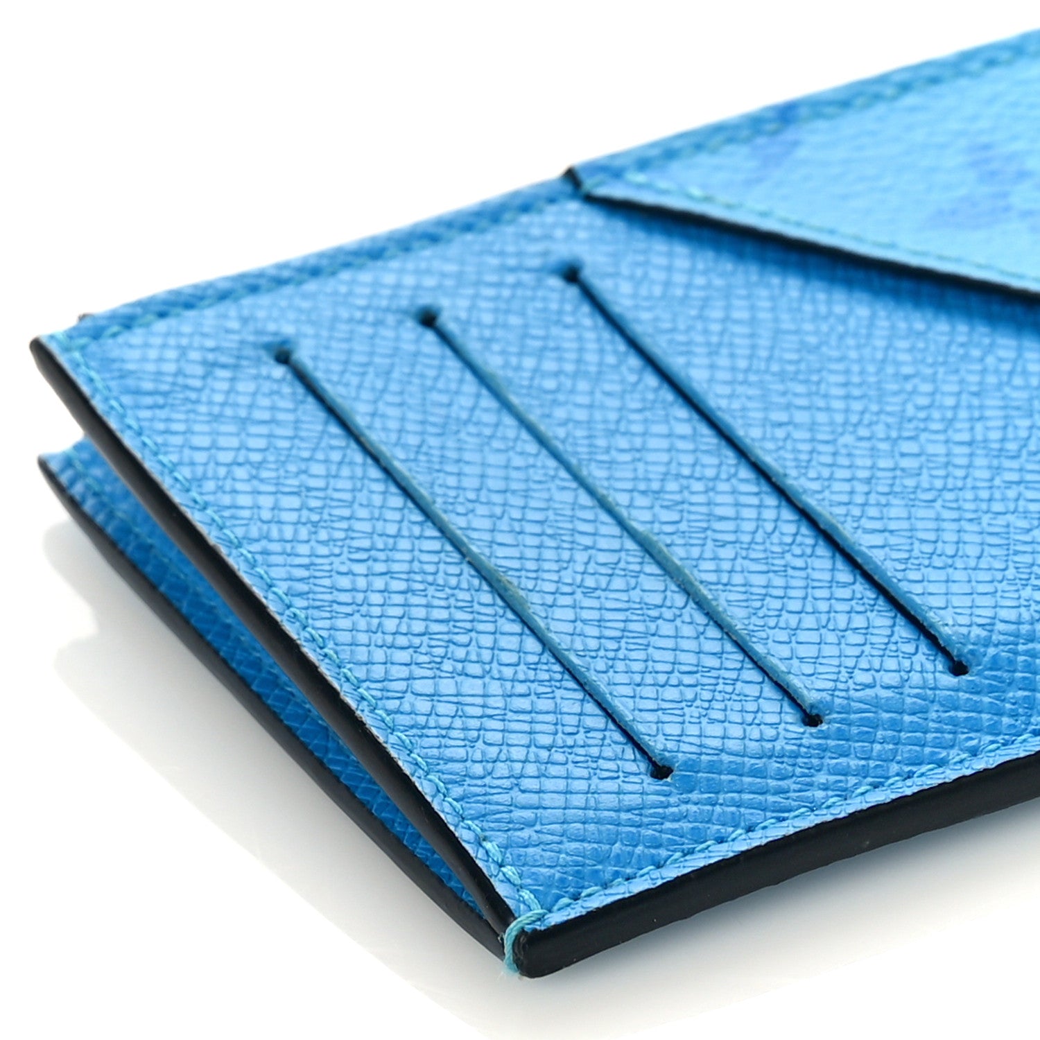 Louis Vuitton Taigarama Coin Card Holder Blue Lagoon 7 of 8