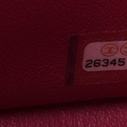 Chanel Caviar Quilted Jumbo Double Flap Dark Pink 9 of 15