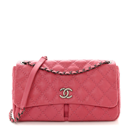 Chanel Grained Calfskin Medium Natural Beauty Flap Pink 1 of 10