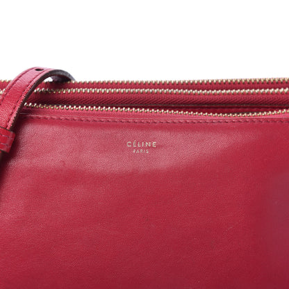 Celine Lambskin Small Trio Crossbody Bag Fuchsia 13 of 13