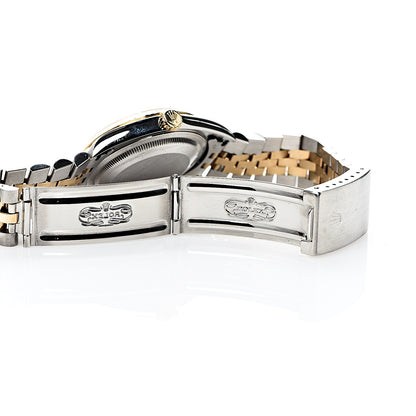 Rolex Stainless Steel 18K Yellow Gold Mother of Pearl 36mm Oyster Perpetual Datejust Watch 16233 4 of 5