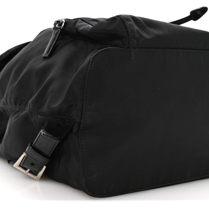 Prada Tessuto Nylon Vela Cinch Backpack Black 9 of 10