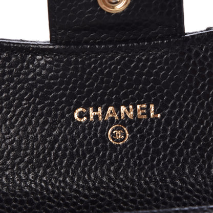 Chanel Caviar Quilted Flap Card Holder Black 6 of 8