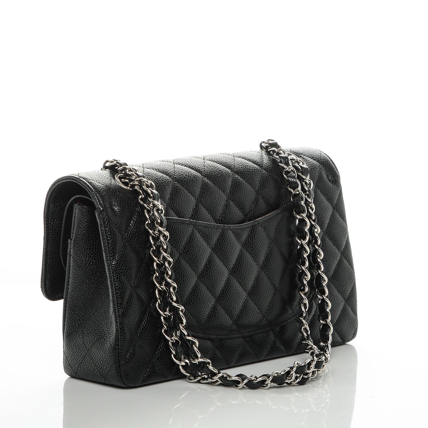 Chanel Caviar Quilted Medium Double Flap Black 3 of 7