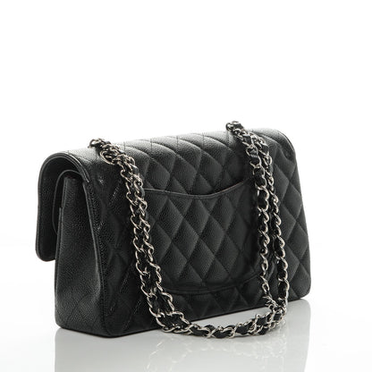 Chanel Caviar Quilted Medium Double Flap Black 3 of 7