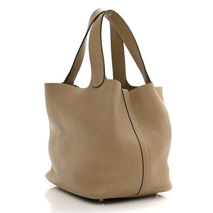 Hermes Taurillon Clemence Picotin Lock 22 MM Trench 3 of 9