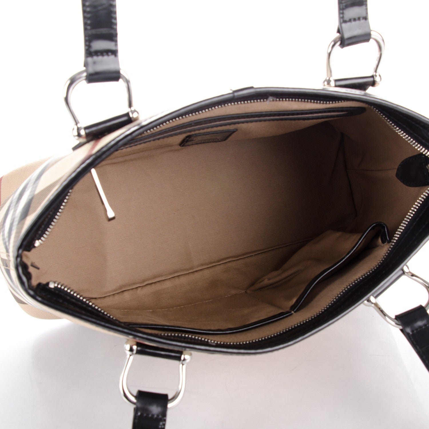 Burberry Supernova Check Regent Tote Black 5 of 8