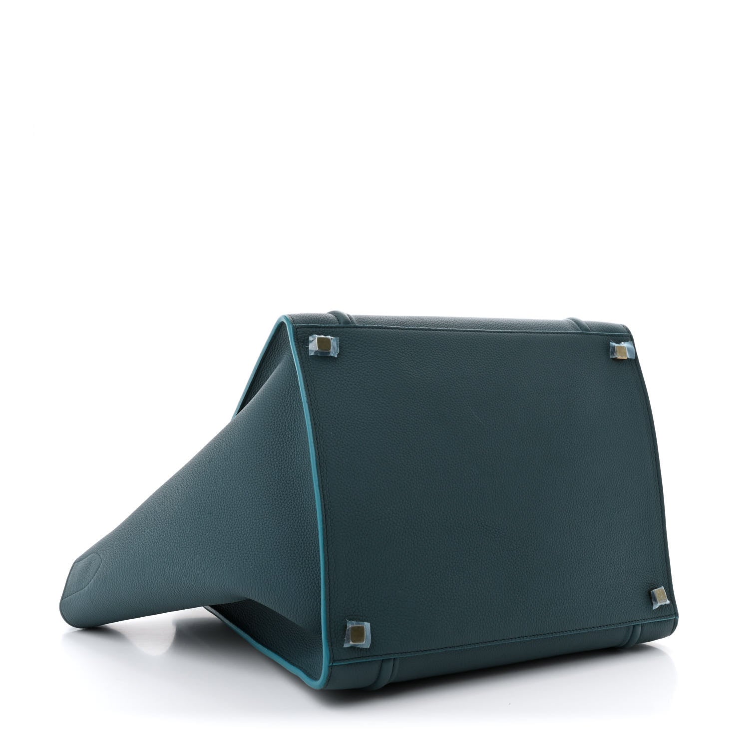 Celine Grained Calfskin Medium Phantom Luggage Ocean 4 of 10