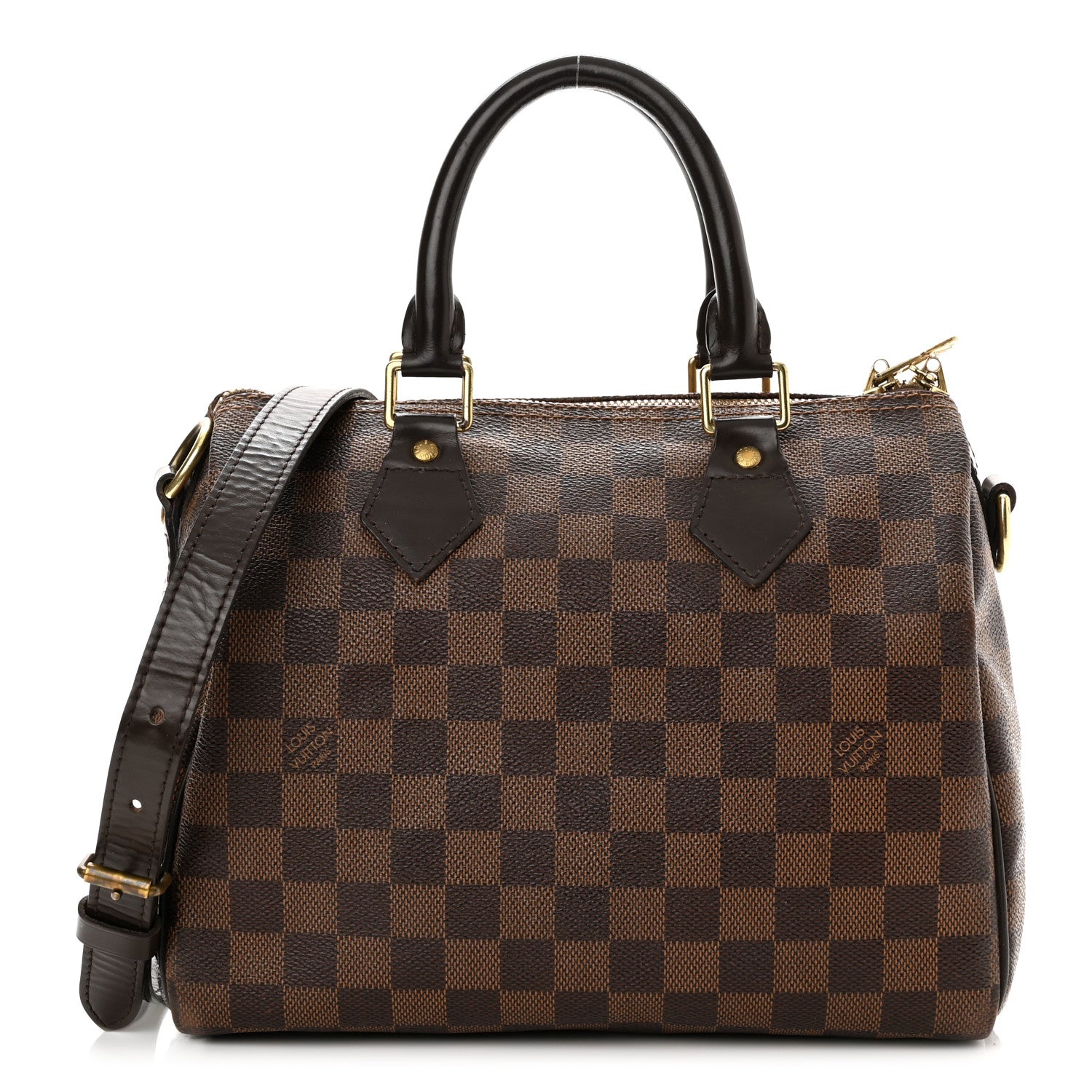 Louis Vuitton Damier Ebene Speedy Bandouliere 25 1 of 12