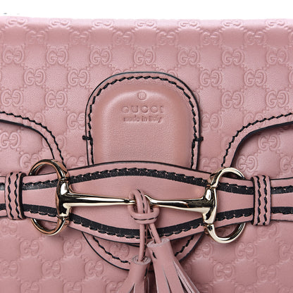 Gucci Microguccissima Mini Emily Shoulder Bag Soft Pink 8 of 10