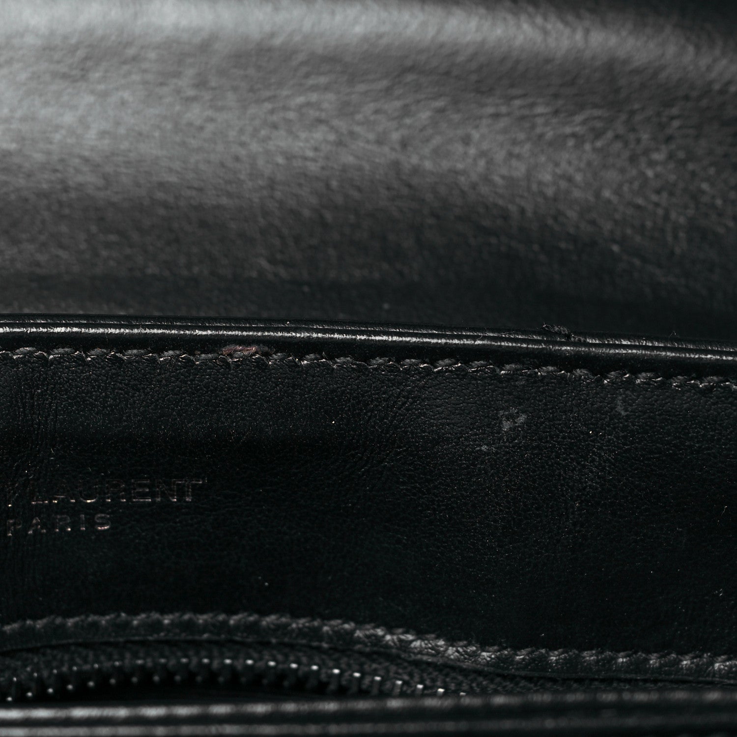 Saint Laurent Calfskin Y Quilted Monogram Toy Loulou Crossbody Bag Black 11 of 13